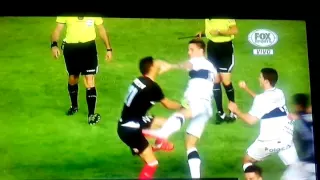 Pelea Andujar Estudiantes vs 4 Gimnasia