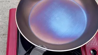 Seasoning A New Fry Pan  (Like A Professional)  Non Stick Carbon Steel  Pan or Carbon Steel Wok