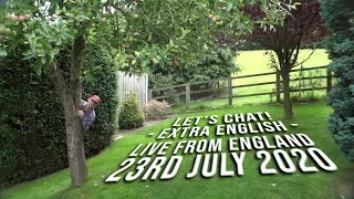 EXTRA ENGLISH / LIVE from England / Thurs 23rd July 2020 / Chat, Listen, Learn with Mr Duncan