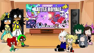 MHA&BRAWL STARS LEGENDARY Pokemon Battle Royale reaction gacha