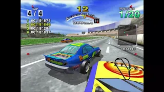 DAYTONA USA 2001 - SEGA DREAMCAST 2001 . all tracks completed