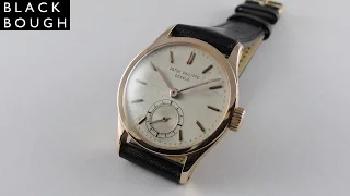 Pink Gold Patek Philippe Calatrava Ref. 448 vintage wristwatch made in 1953