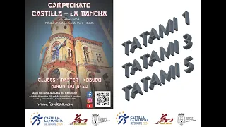 CAMPEONATO REGIONAL DE CLM DE KARATE CLUBES, MASTER, KOBUDO Y NIHON TAI JITSU. Tatamis 1,3,5.