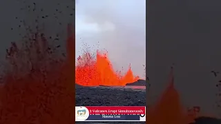 TWO VOLCANES ERUPT ON HAWAII'S BIG ISLAND FOR THE FIRST TIME IN DECADES