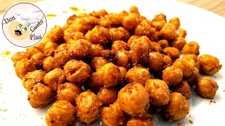 Knuspriger Kichererbsen-Snack || Heißluftfritteuse (Airfryer) || Rezept