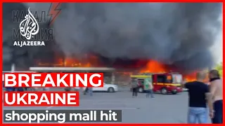 Russian missiles hit crowded shopping mall in Ukraine