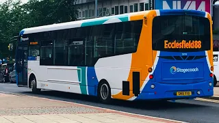 New Stagecoach Bus Sheffield Livery StreetLite 39116 On 88 From Bents Green To Ecclesfield