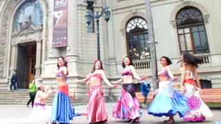 Belly Flashmob 4 - Gipsy Time - Academia Hayat Danzas Arabes