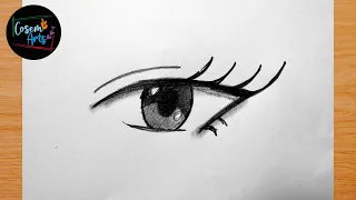 Anime Eye Drawings || How to draw anime eye easy