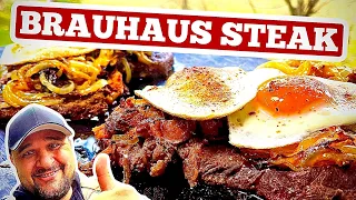 🥩🔥 BRAUHAUS STEAK  Schlemmersteak vom Grill --- Klaus grillt