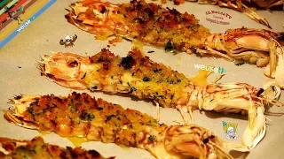 131 - Cicale di mare (o canocchie) gratinate..sia di'inverno che d'estate!(ricetta semplice e buona)