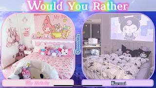 LISA OR LENA - KUROMI VS MY MELODY - WOULD YOU RATHER - 🩷