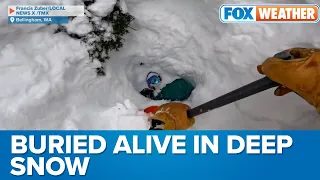 Snowboarder Buried Alive in Snow Rescued by Skier in Washington State