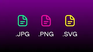 В чём разница между JPG, PNG и SVG?