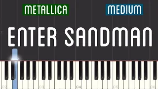 Metallica - Enter Sandman Piano Tutorial | Medium