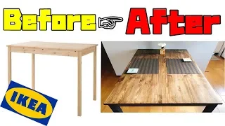 IKEAで購入したダイニングテーブルを高級感・オシャレにリメイクしてみた！