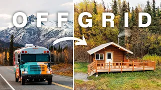 Staying in an Off-Grid Alaskan Cabin | A MUST DO Experience in Alaska  [S1-E26]