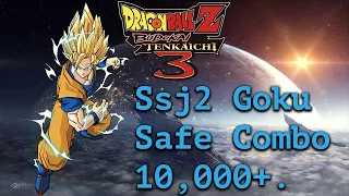 DBZ Budokai Tenkaichi 3 - 10k+ Safe Combo w/ Ssj2 Goku (2 Combos)