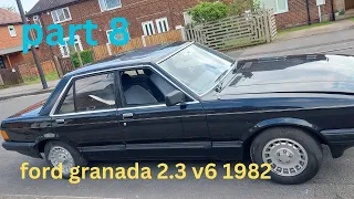 FORD GRANADA MK2 2.3 V6 PART8 starter fitted and dash electrics