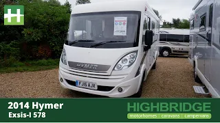 2014 Hymer Exsis I 578 0056120