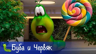 🐛 Буба - Буба и червяк - Все серии с Дудой - Мультфильм для детей