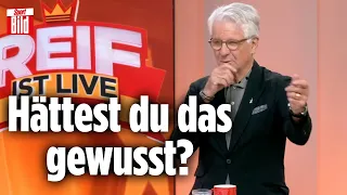 Marcel Reif scheitert an 250 000-Euro-Frage | Reif ist Live