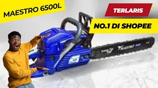 Pertama Beli Mesin Senso❗️Ini yg di dapat jika beli Mesin Potong Kayu Senso-Chainsaw Maestro 6500