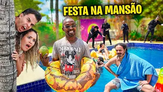 O DESCONHECIDO DEU UMA FESTA NA PISCINA SEM A GENTE SABER! - ABSURDO TOTAL!