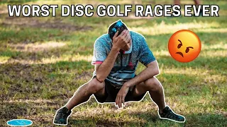 The WORST RAGES In DISC GOLF! (Compilation)