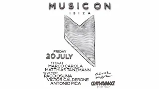 Exclusive Mix: Antonio Pica @ Music On Amnesia Ibiza 20-07-18