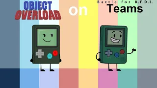 If Object Overload Characters were on BFB Teams (FINAL Remaster, with new designs)