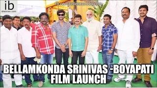 Bellamkonda Srinivas - Boyapati film launch - idlebrain.com