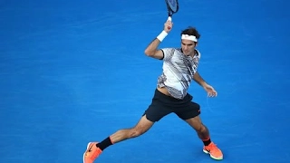 Roger Federer vs Kei Nishikori - Australian Open 2017 4th Round (highlights HD)