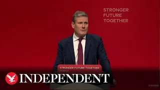 Starmer's speech disrupted by left-wing hecklers during Labour conference