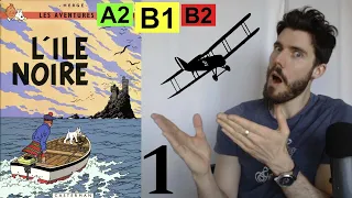 Learn French with TINTIN #1 (fr sub)