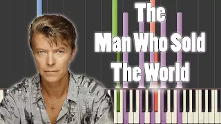 David Bowie - "The Man Who Sold The World" using only piano