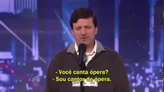 Luiz Meneghin — Brasileiro emociona público e jurado no America's Got Talent  (legendado)