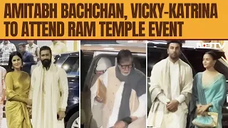 Celebs At Ayodhya: Amitabh Bachchan, Vicky-Katrina To Attend Ram Temple Event