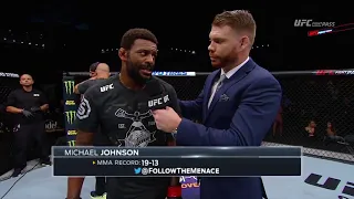 Fight Night Lincoln: Michael Johnson Octagon Interview