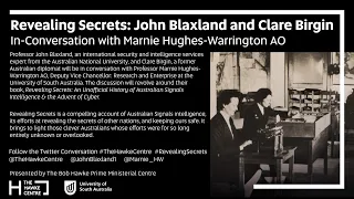 Revealing Secrets: Professor John Blaxland and Clare Birgin