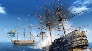 Assassin's Creed Rogue HMS Pembroke Defeating All Legendary Ships PC UHD [4K60FPS]