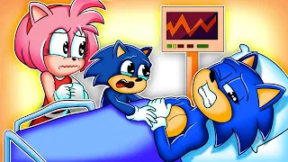 No.. Dad ! Please Wake up ! - Very Sad Story but Happy Ending | Sonic Animation