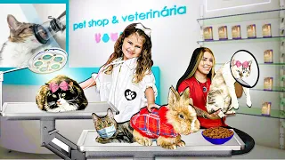 LAYRA VIROU UMA VETERINÁRIA PARA CUIDAR DE ANIMAIS DOENTES E ABANDONADOS NA RUA!