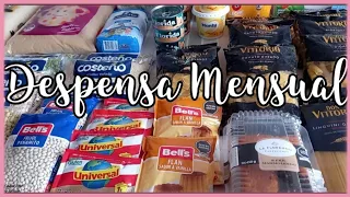 MIS COMPRAS EN EL SUPERMERCADO| DESPENSA MENSUAL 🛒