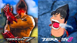 How Tekken 8 Turned Jin into a Complete BABY CHARACTER || Comparison Video