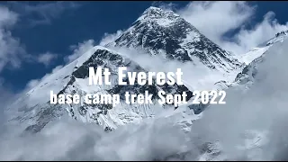 Mount Everest base camp trek full video - Sept 2022