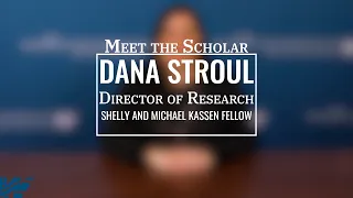 Meet the Scholar: Dana Stroul, Director of Research and Shelly and Michael Kassen Senior Fellow