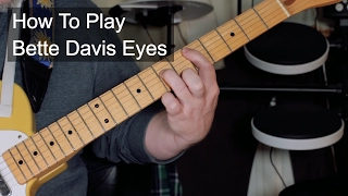 'Bette Davis Eyes' Guitar Lesson