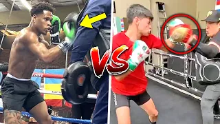 *FULL* GARCIA vs HANEY Side By Side TRAINING Comparison (PADS, HEAVY BAG, SPARRING)