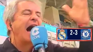 ¡REMONTADA HEROICA DEL MADRID! Así narró Manolo Lama el Real Madrid 2-3 Chelsea en Tiempo de Juego